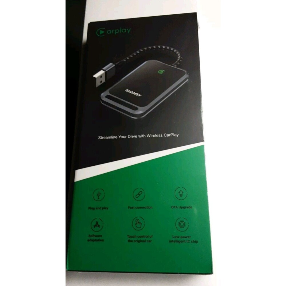 Apple Carplay Adapter for iPhone 2024 Wireless Adapter Convert NIB Sealed